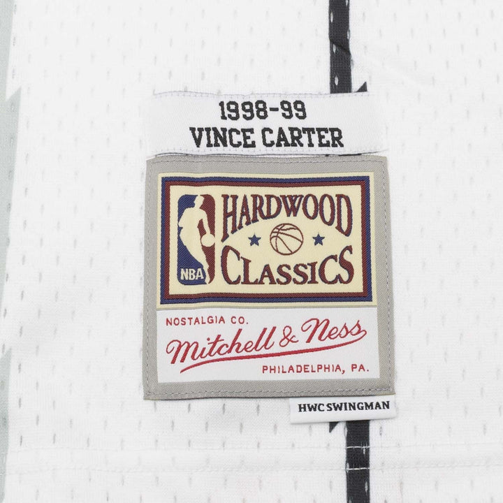 Vince Carter Toronto Raptors 1998-1999 Road White NBA Swingman Jersey Mitchell &amp; Ness