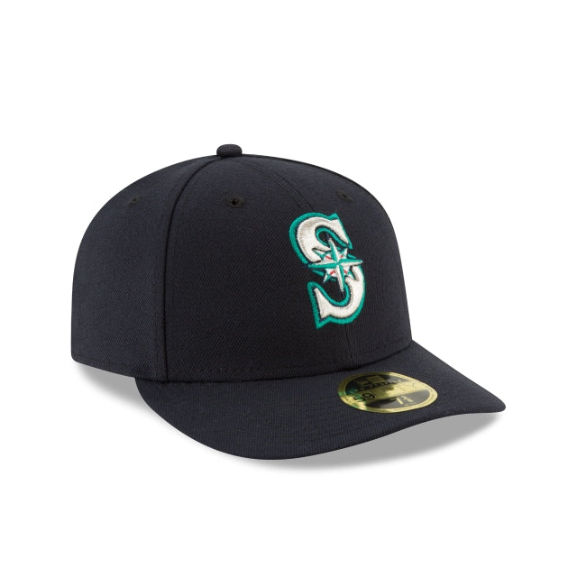 Seattle Mariners MLB AC Perf 59FIFTY Low Profile Fitted New Era Navy