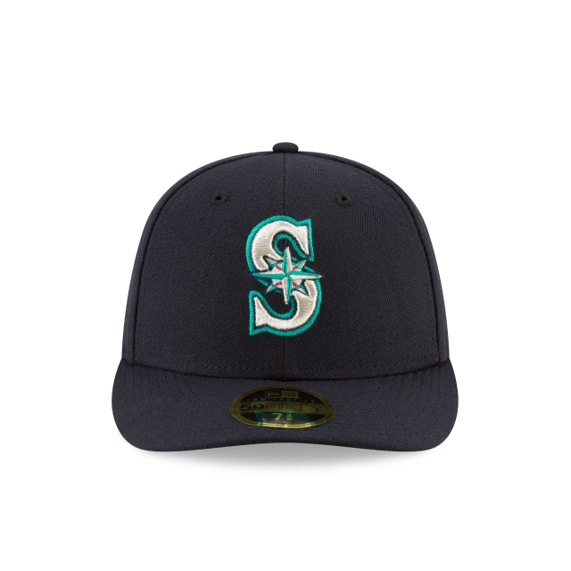 Seattle Mariners MLB AC Perf 59FIFTY Low Profile Fitted New Era Navy