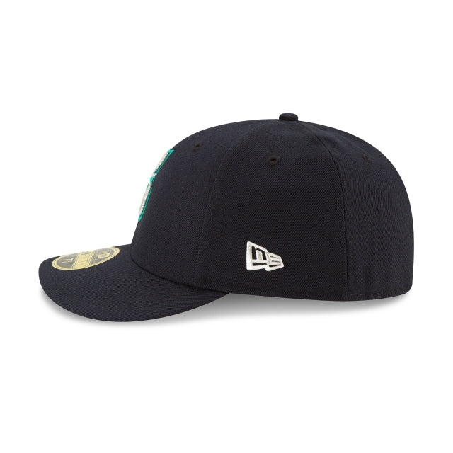 Seattle Mariners MLB AC Perf 59FIFTY Low Profile Fitted New Era Navy