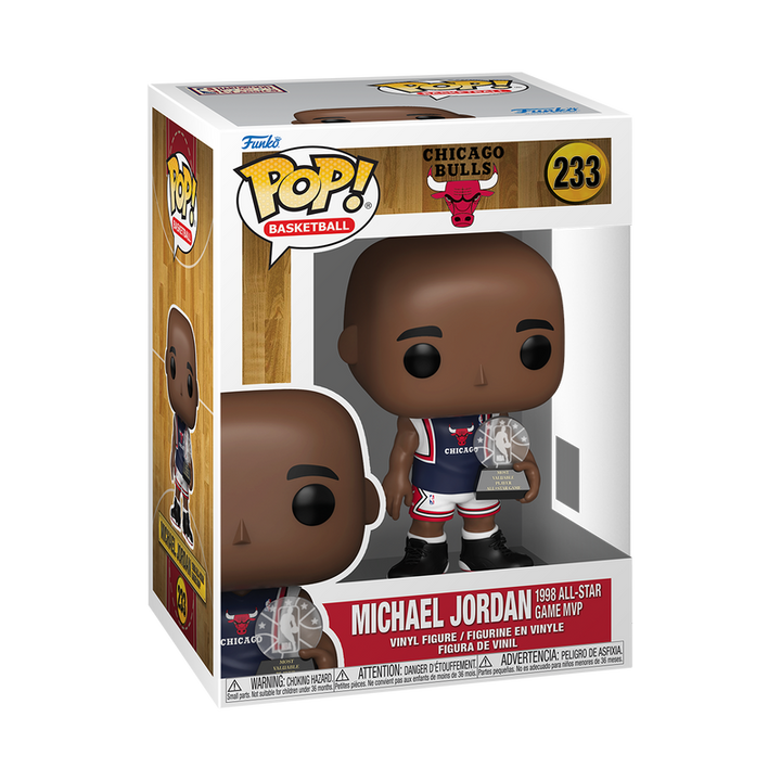 Michael Jordan Chicago Bulls 1998 ASG MVP NBA Pop! (233) 9cm