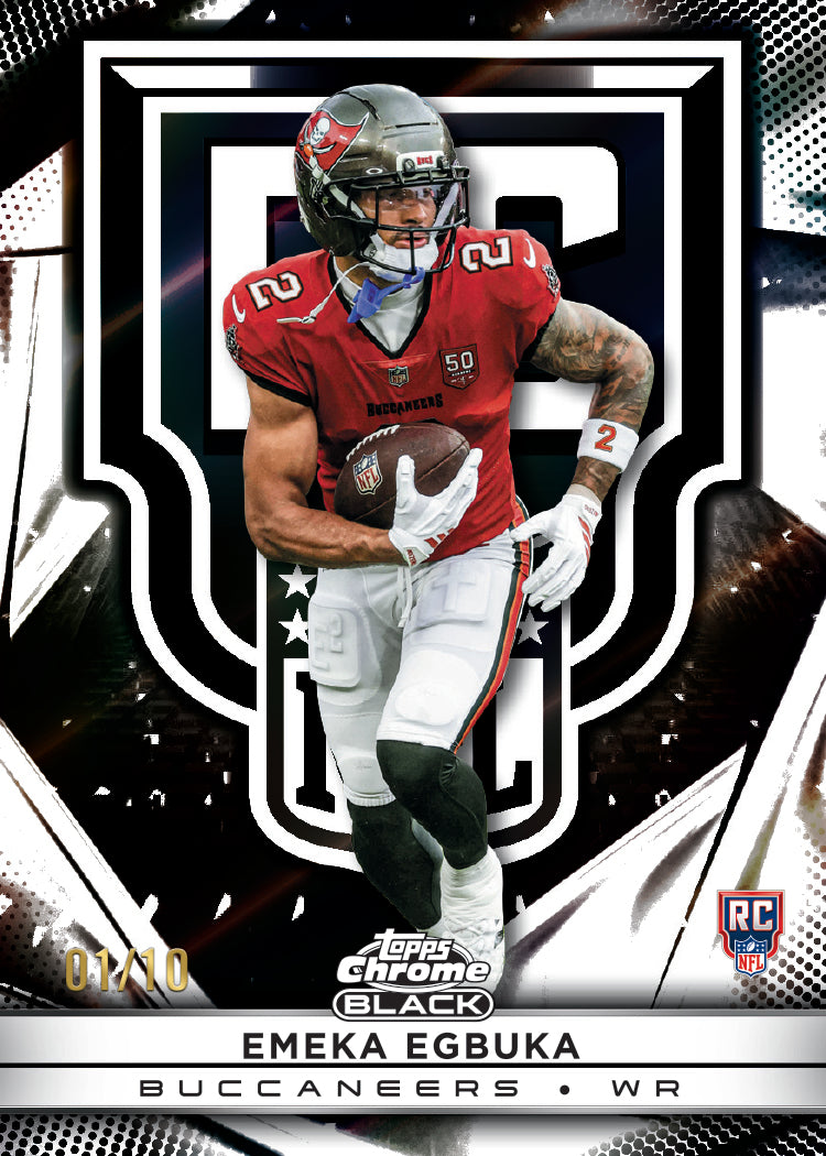 Topps Chrome Black Football 2025 Hobby Box - Pre Order