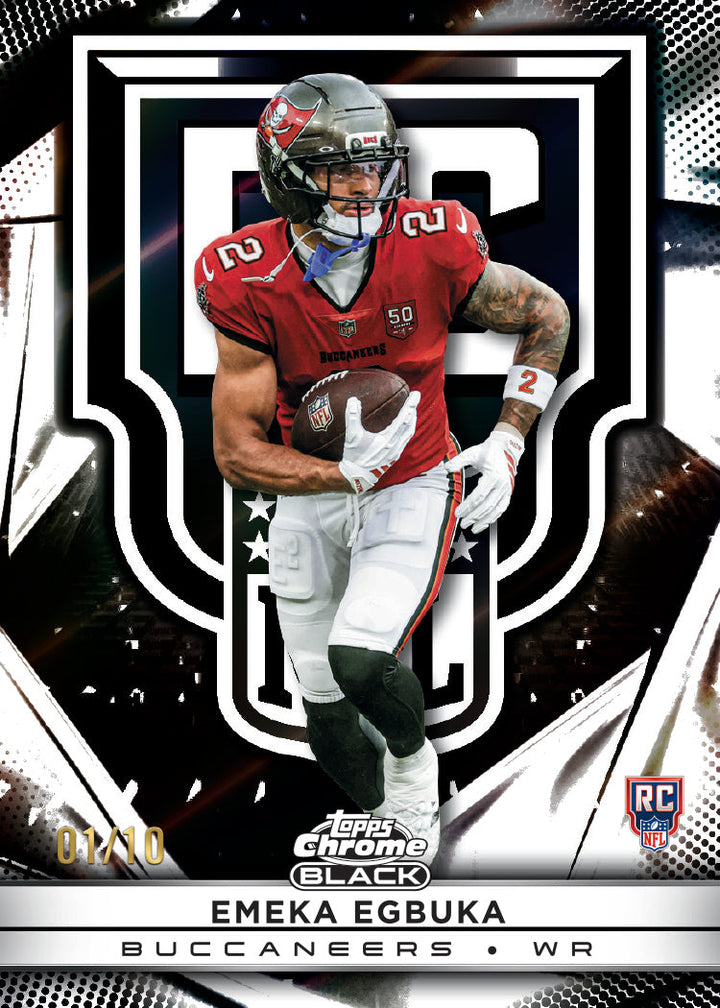 Topps Chrome Black Football 2025 Hobby Box - Pre Order