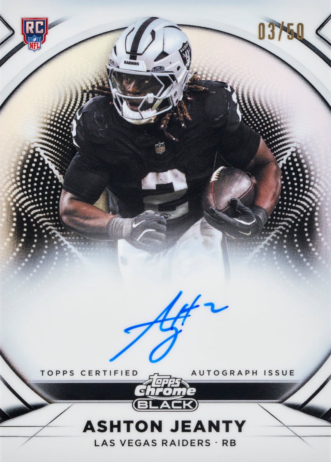 Topps Chrome Black Football 2025 Hobby Box - Pre Order