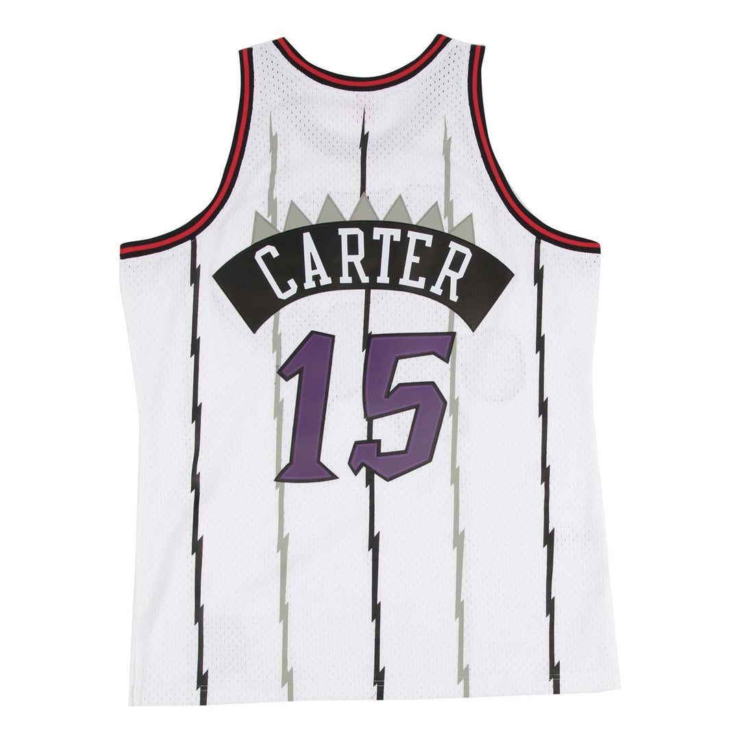 Vince Carter Toronto Raptors 1998-1999 Road White NBA Swingman Jersey Mitchell &amp; Ness