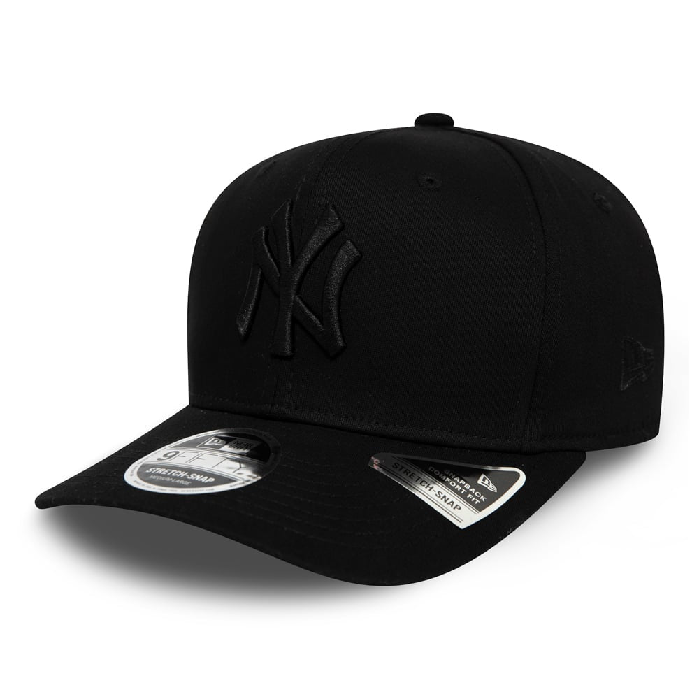 New Era - 9FIFTY - Stretch Snap - New York Yankees - Black/Black