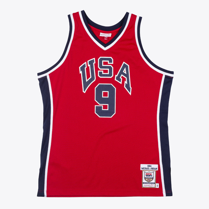 Michael Jordan USA 1984 Basketball Authentic Alternate Jersey Mitchell &amp; Ness