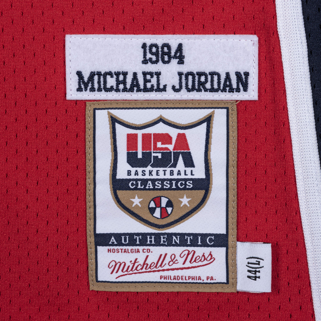 Michael Jordan USA 1984 Basketball Authentic Alternate Jersey Mitchell &amp; Ness