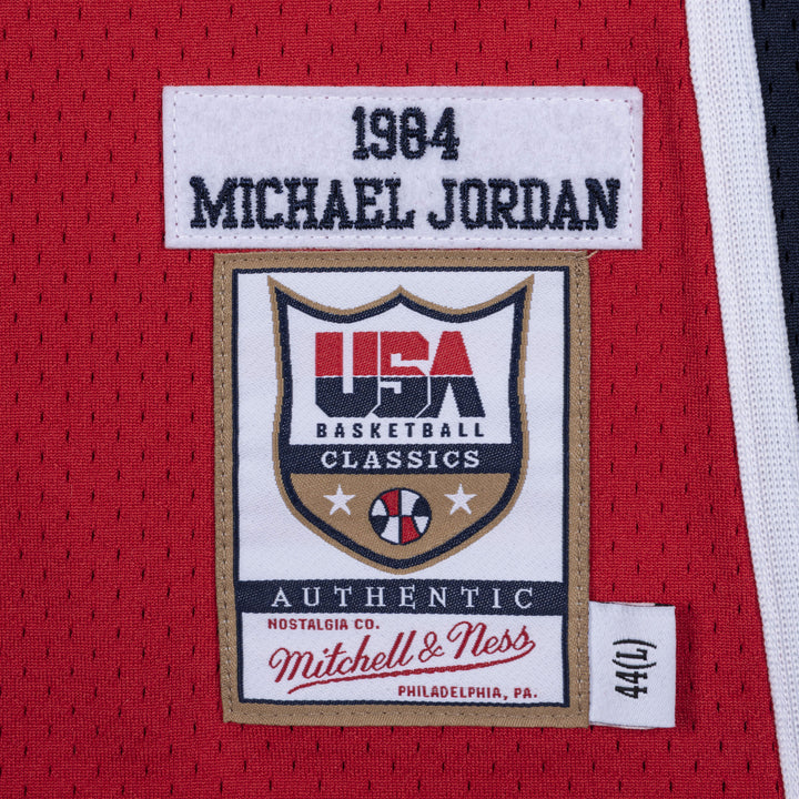 Michael Jordan USA 1984 Basketball Authentic Alternate Jersey Mitchell &amp; Ness