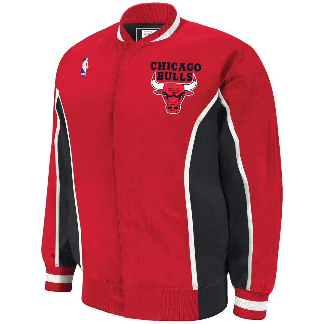 Chicago Bulls NBA Authentic Warm Up Jacket 1992-1993 Red Mitchell &amp; Ness