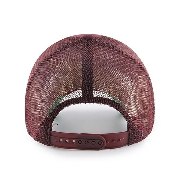 New York Yankees MLB Strapback MVP Trucker 47 Brand Burgundy