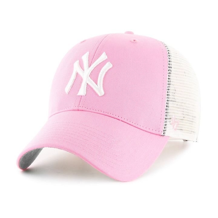 New York Yankees MLB Snapback MVP Trucker 47 Brand Pink