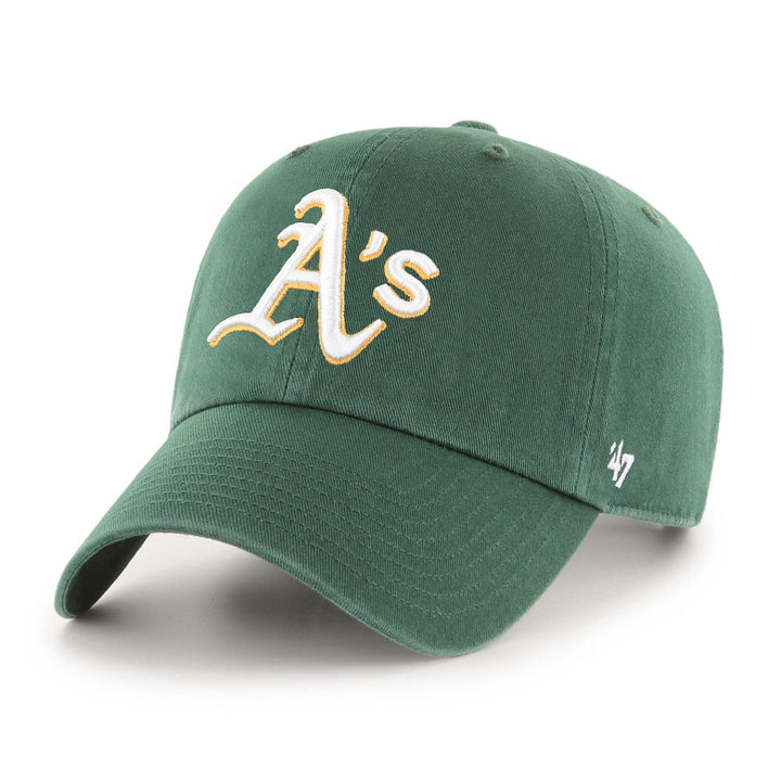 Oakland Athletics MLB 47 CLEAN UP Green Yellow Strapback