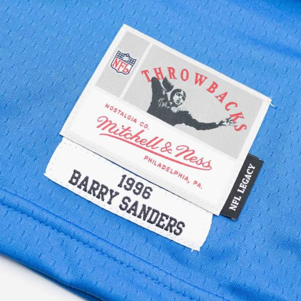 Mitchell &amp; Ness - NFL Legacy Jersey - Detroit Lions - Barry Sanders - 1996