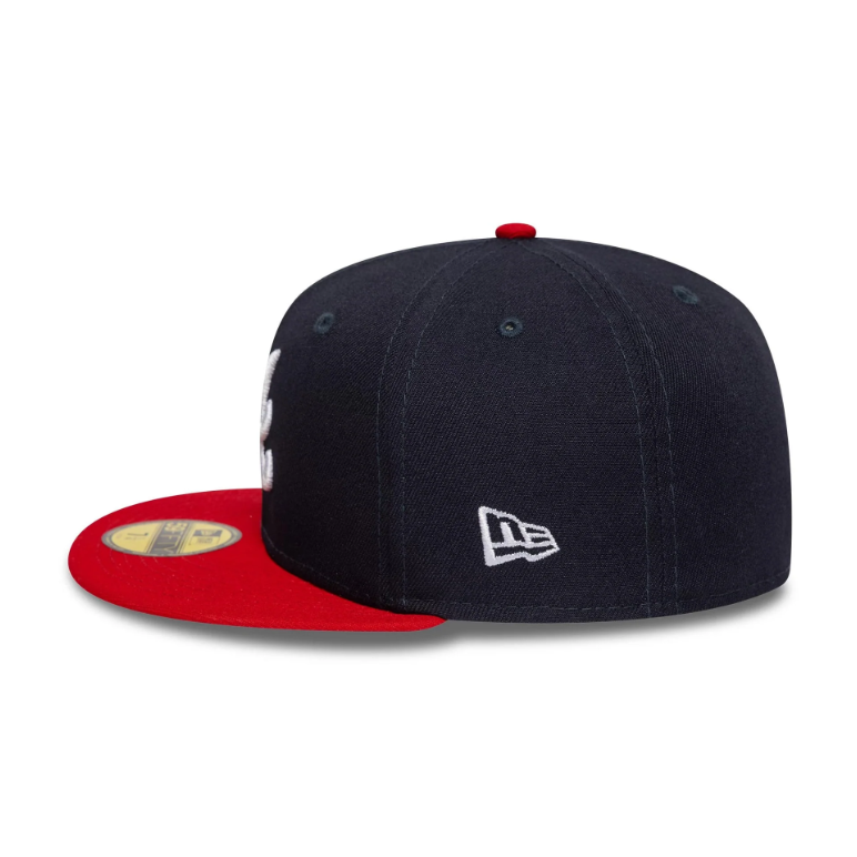 Atlanta Braves AC Perf 59FIFTY Fitted New Era Navy/Red