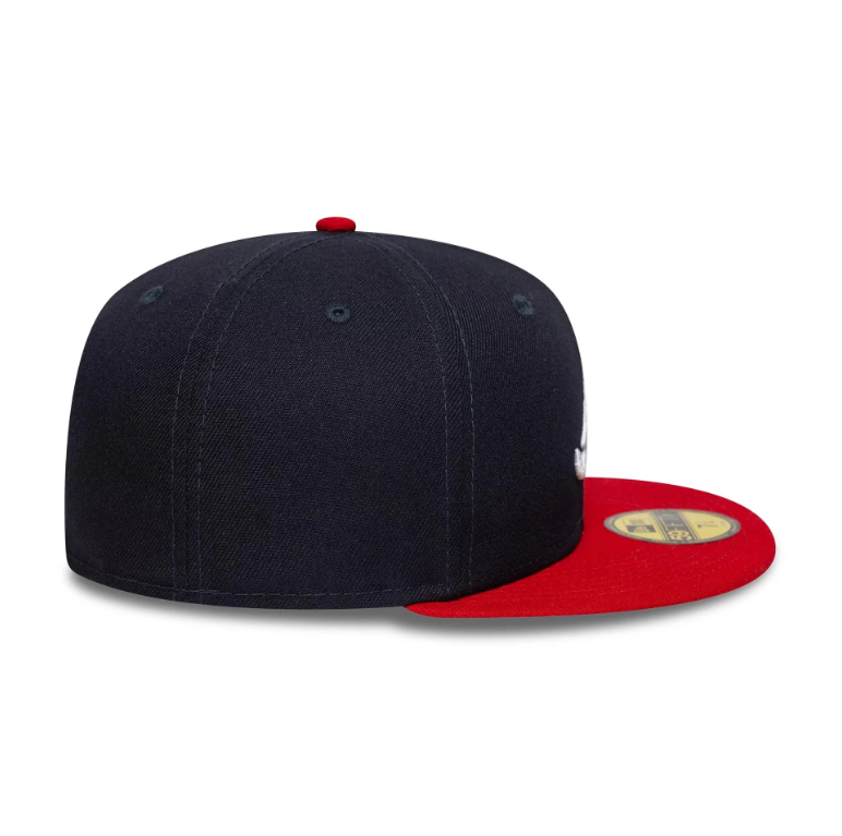 Atlanta Braves AC Perf 59FIFTY Fitted New Era Navy/Red