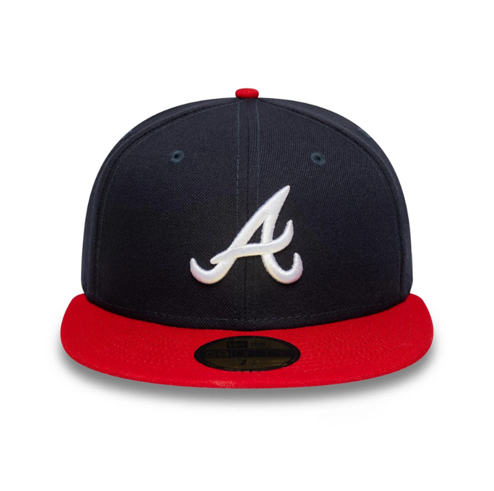 Atlanta Braves AC Perf 59FIFTY Fitted New Era Navy/Red