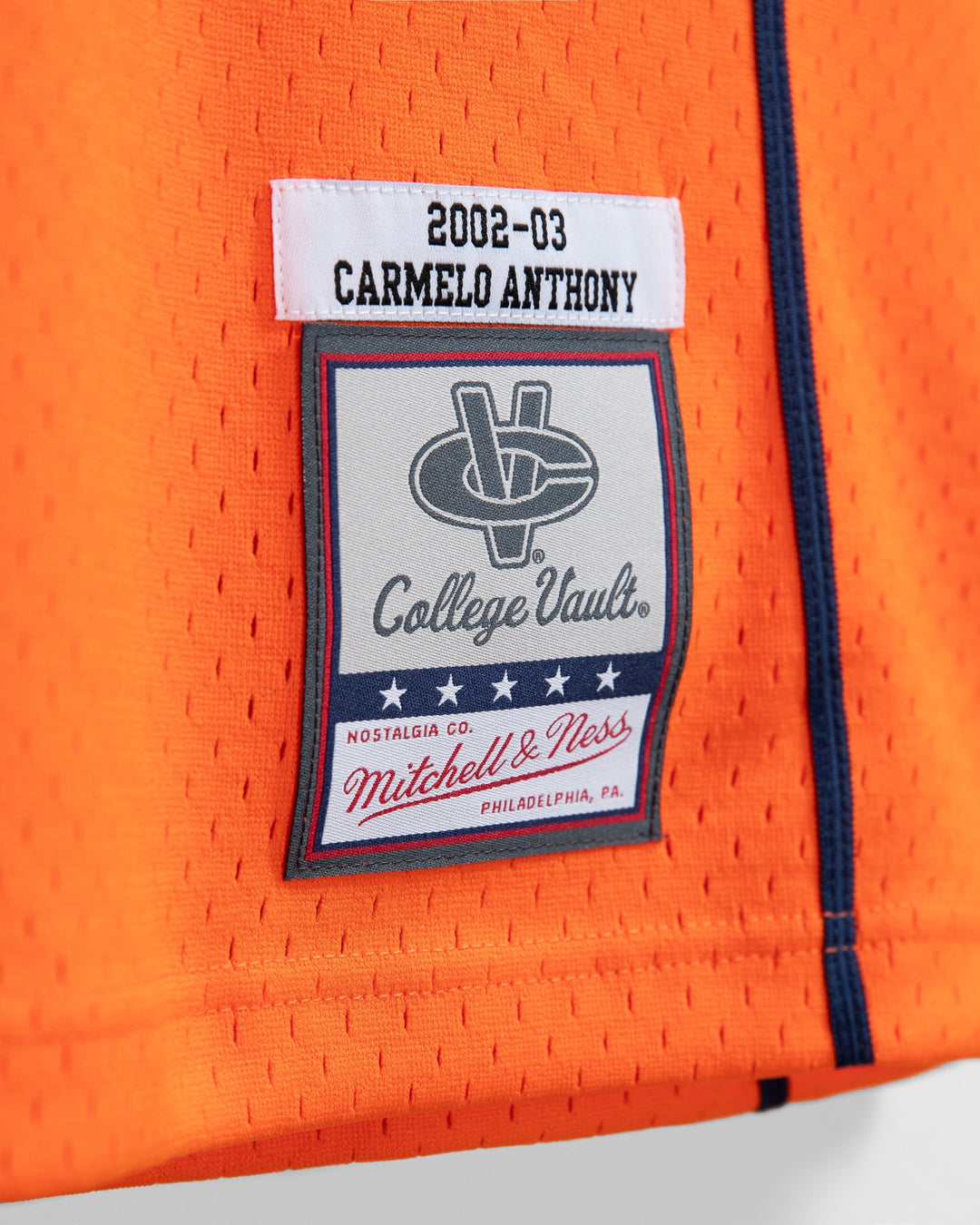 Mitchell &amp; Ness - NCAA Swingman Jersey - Carmelo Anthony - Syracuse Orange - 2002-2003