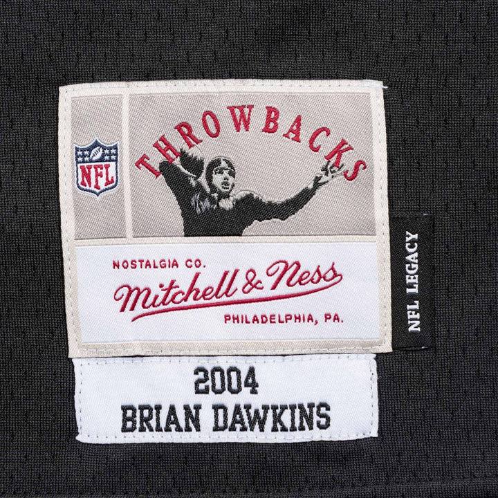 Brian Dawkins Philadelphia Eagles 2004 NFL Legacy Alternate Jersey Mitchell &amp; Ness