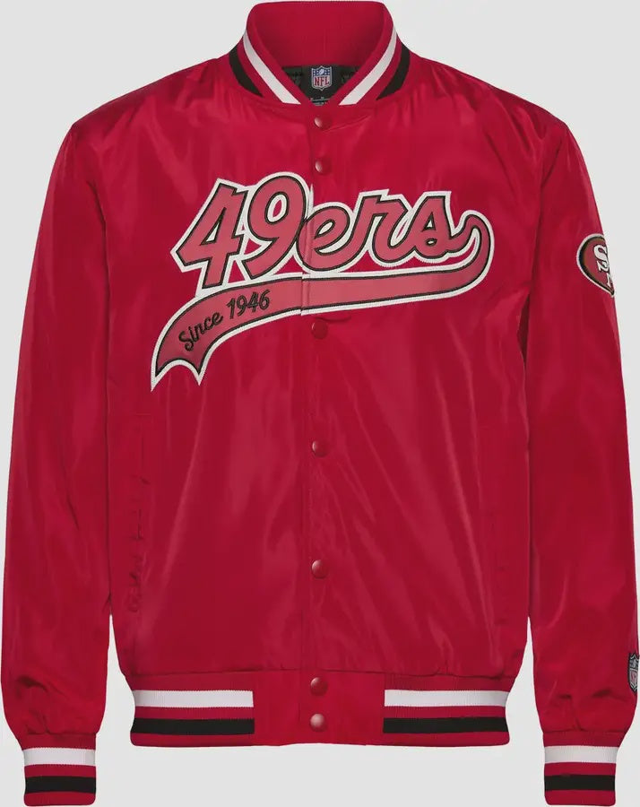 Fanatics - Wordmark Satin Jacket - San Francisco 49ers