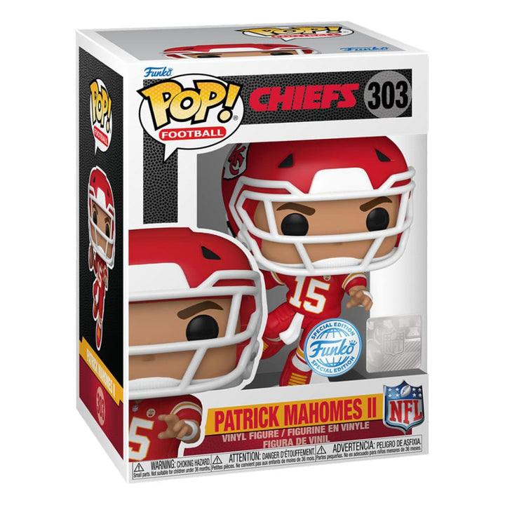 Funko  - NFL Pop! - Kansas City Chiefs - Patrick Mahomes - 9CM (303) Special Edition