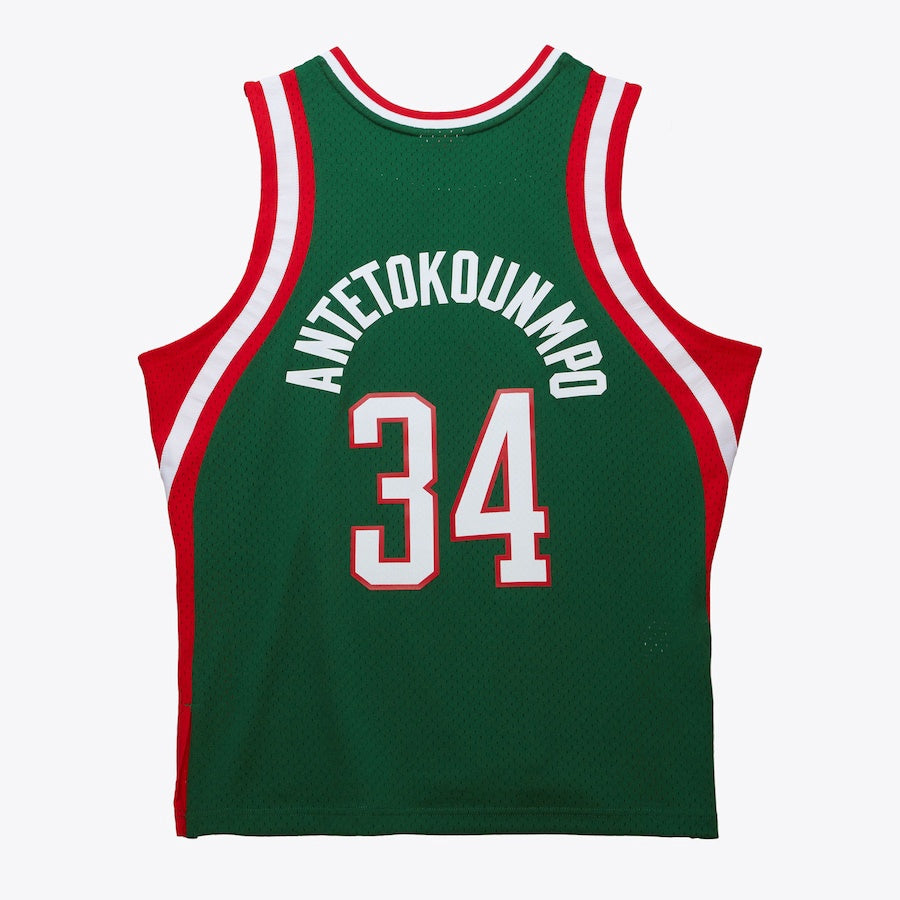 Mitchell &amp; Ness - NBA Swingman Jersey - Milwaukee Bucks - Giannis Antetokounmpo - 2013-2014 - Green