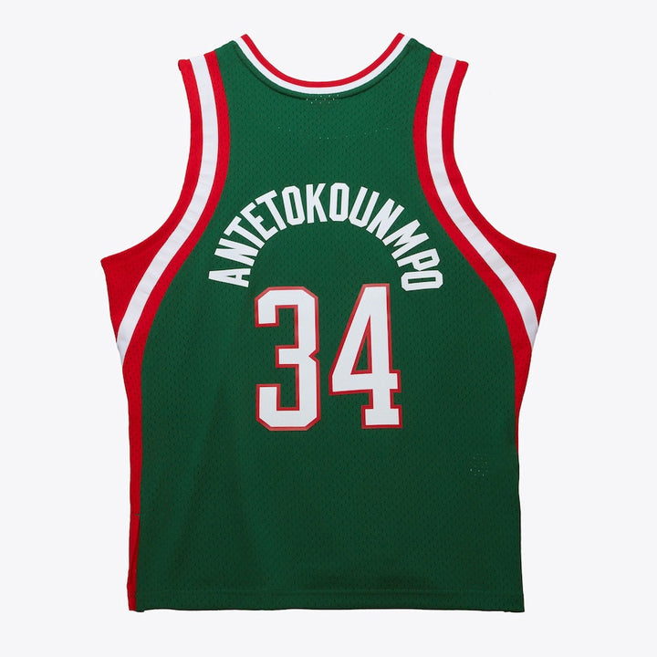 Mitchell &amp; Ness - NBA Swingman Jersey - Milwaukee Bucks - Giannis Antetokounmpo - 2013-2014 - Green