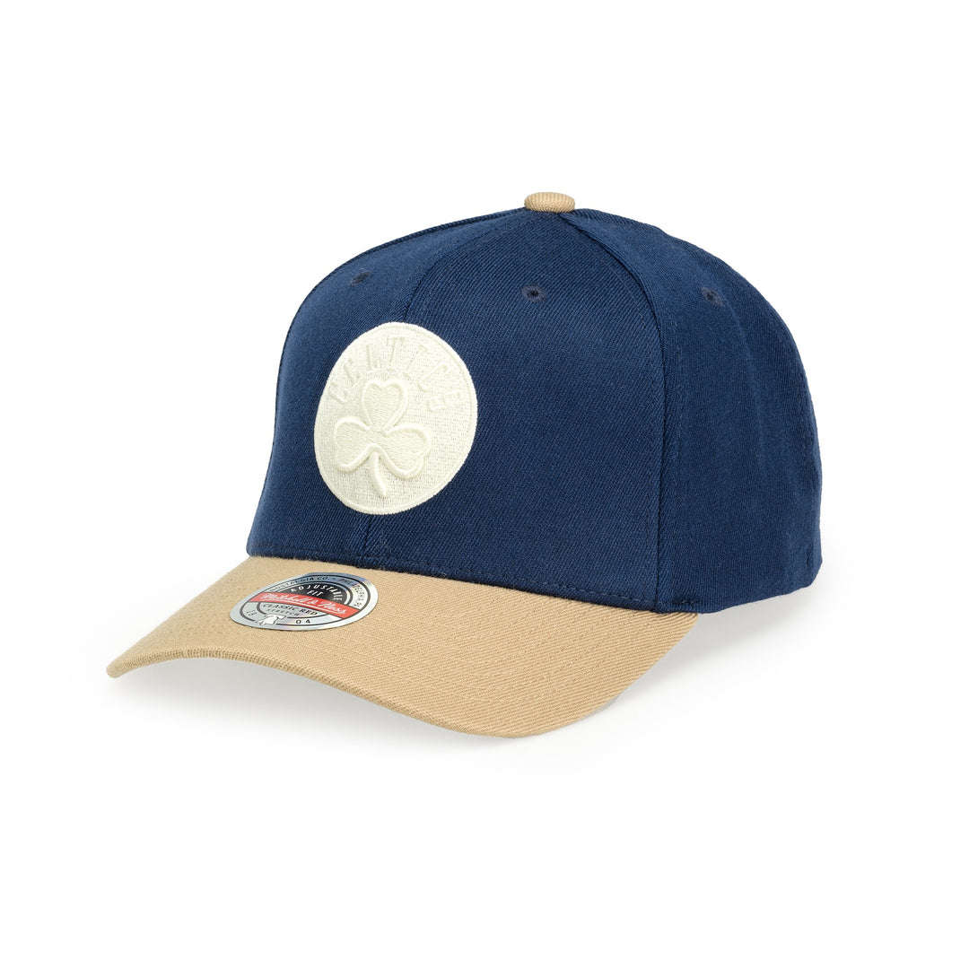 Boston Celtics NBA Sand Storm Classic Red Snapback Mitchell &amp; Ness Navy Blue/Sand