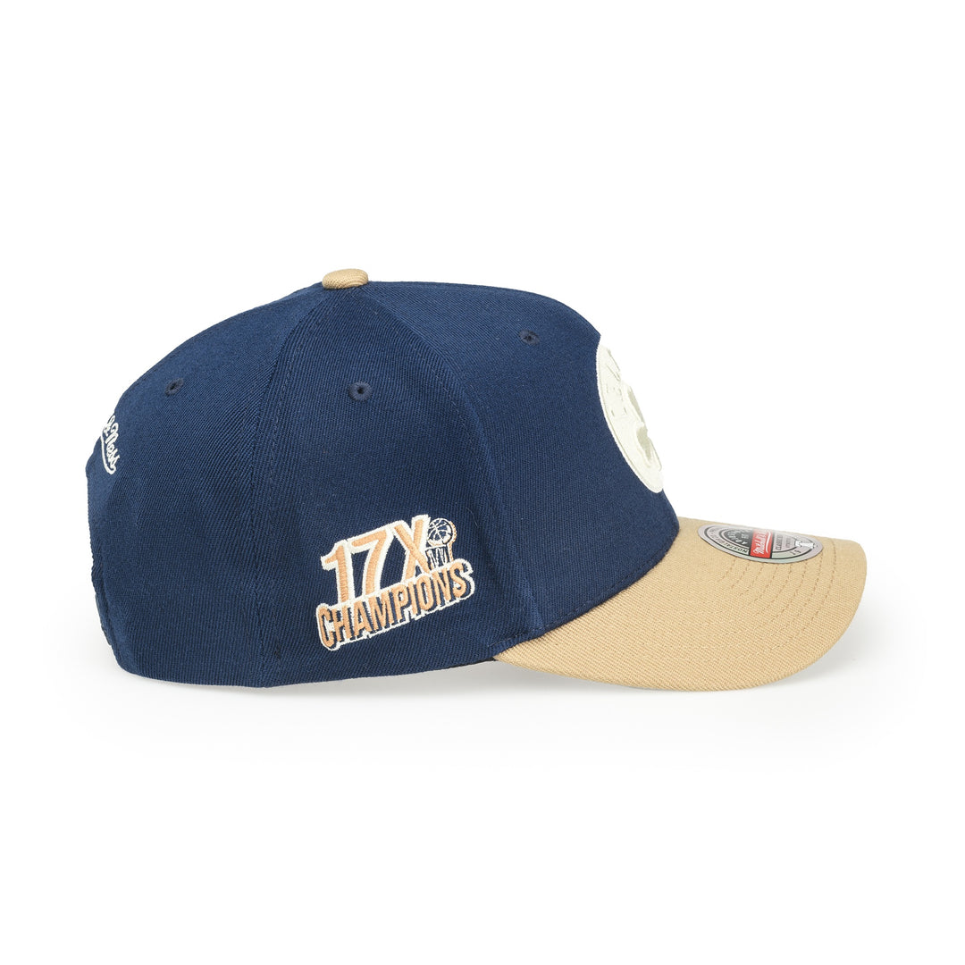 Boston Celtics NBA Sand Storm Classic Red Snapback Mitchell &amp; Ness Navy Blue/Sand