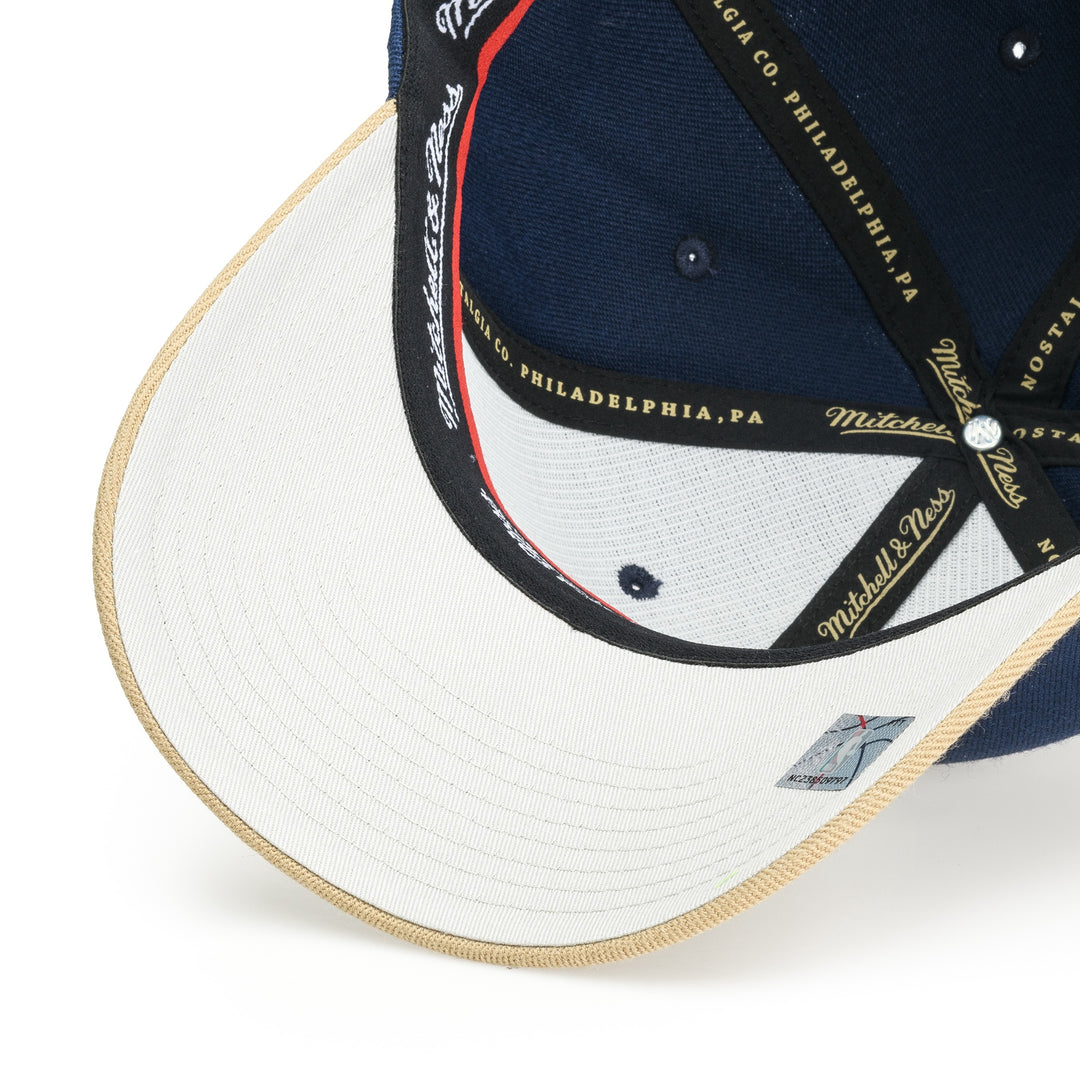 Boston Celtics NBA Sand Storm Classic Red Snapback Mitchell &amp; Ness Navy Blue/Sand