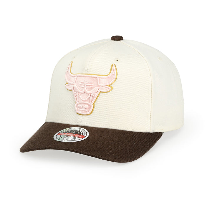 Chicago Bulls NBA Blush Sand Classic Red Snapback Mitchell &amp; Ness Cream/Pink/Brown