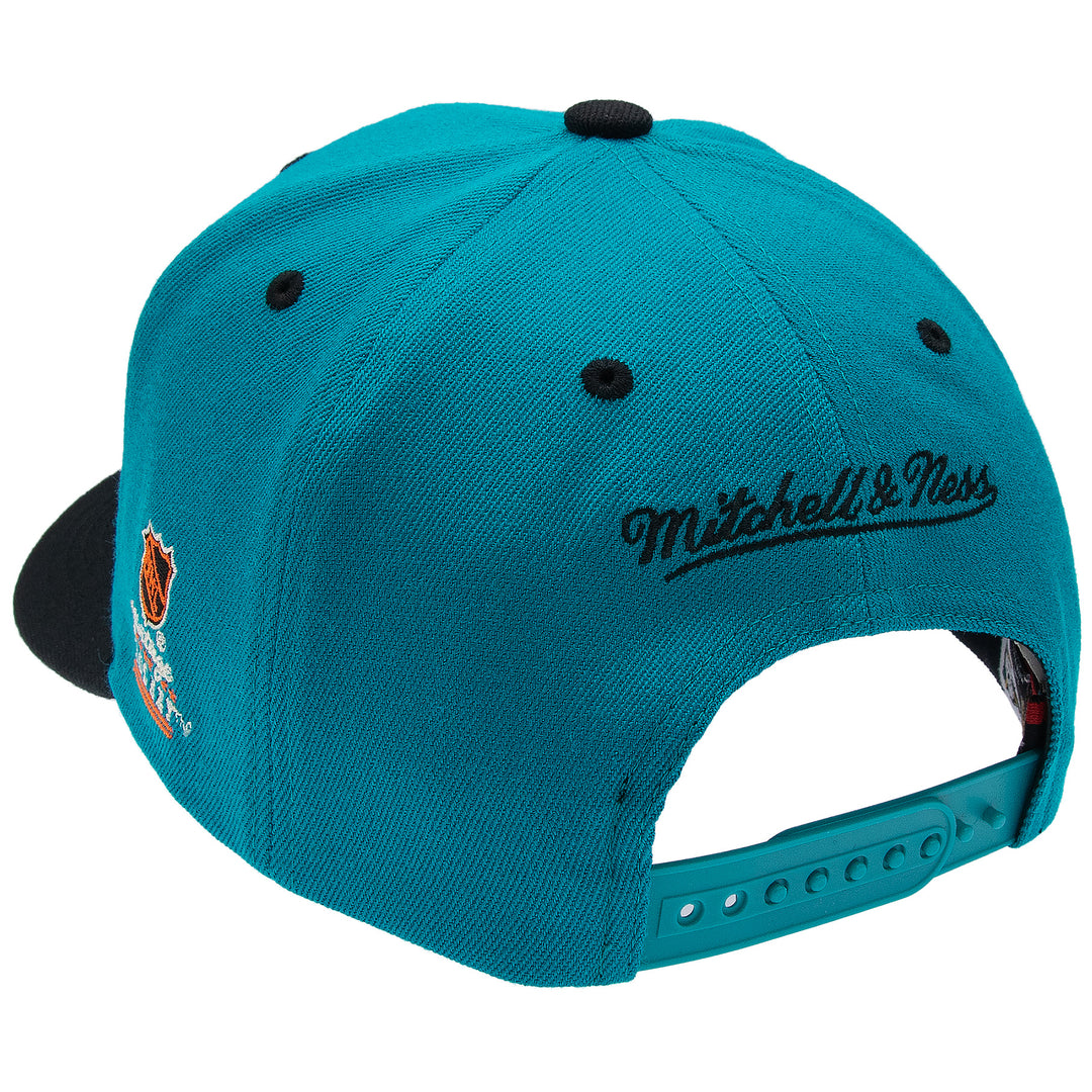 Anaheim Ducks NHL Team Arch Classic Red Snapback Mitchell &amp; Ness Teal/Black