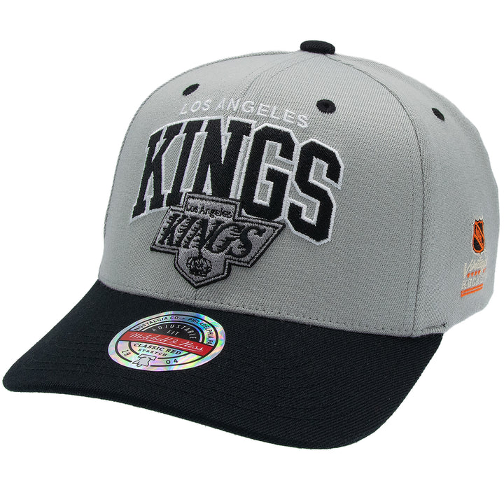 Los Angeles Kings NHL Team Arch Classic Red Snapback Mitchell &amp; Ness Grey/Black
