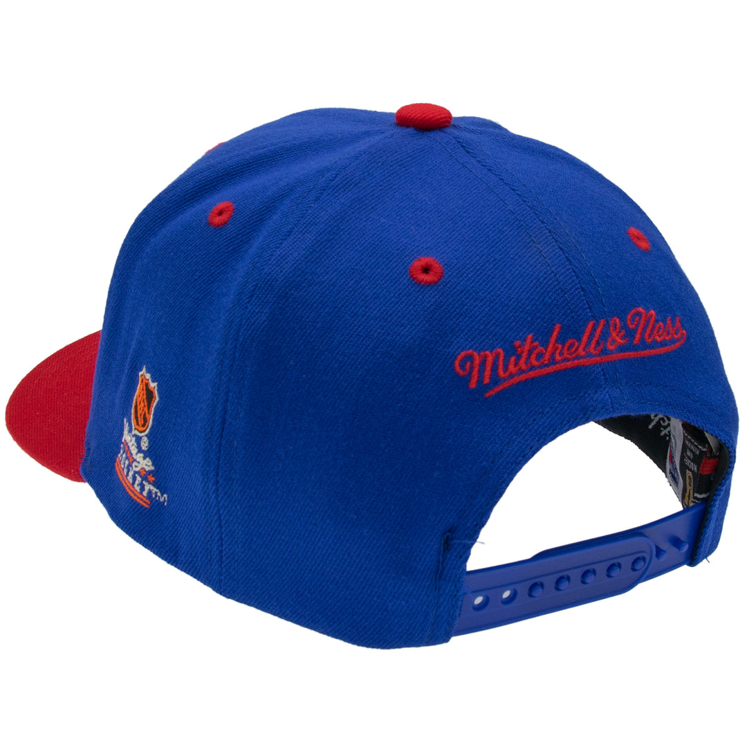 New York Rangers NHL Team Arch Classic Red Snapback Mitchell &amp; Ness Blue/Red
