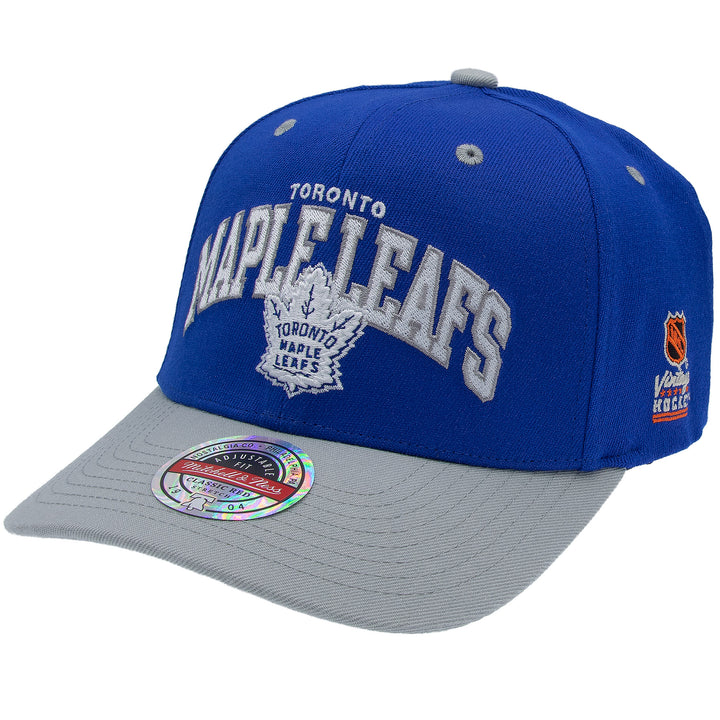 Toronto Maple Leafs NHL Team Arch Classic Red Snapback Mitchell &amp; Ness Blue/Grey