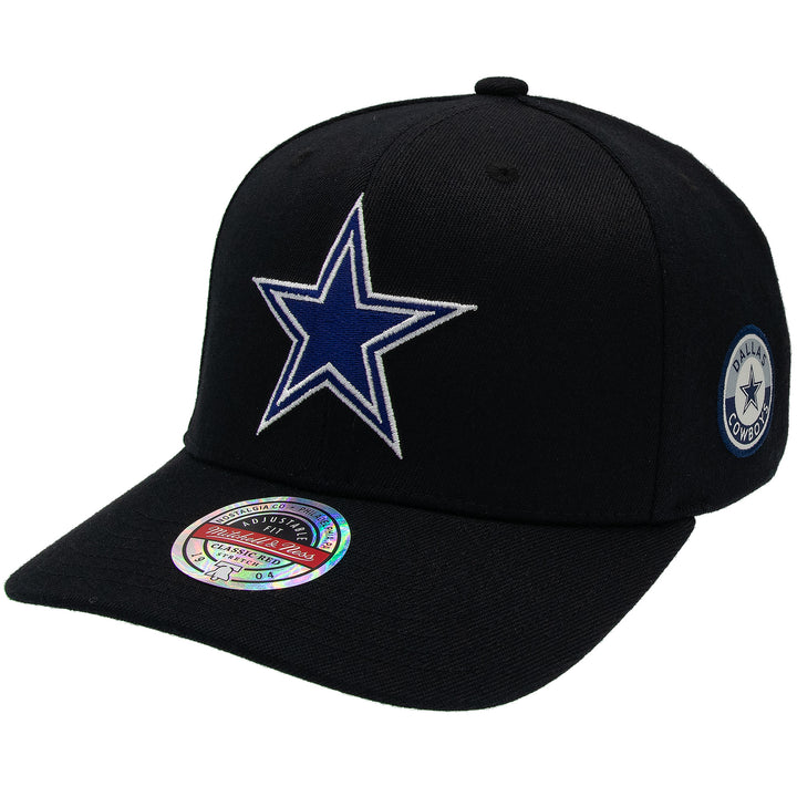 Dallas Cowboys NFL Black Out Classic Red Snapback Mitchell &amp; Ness Black