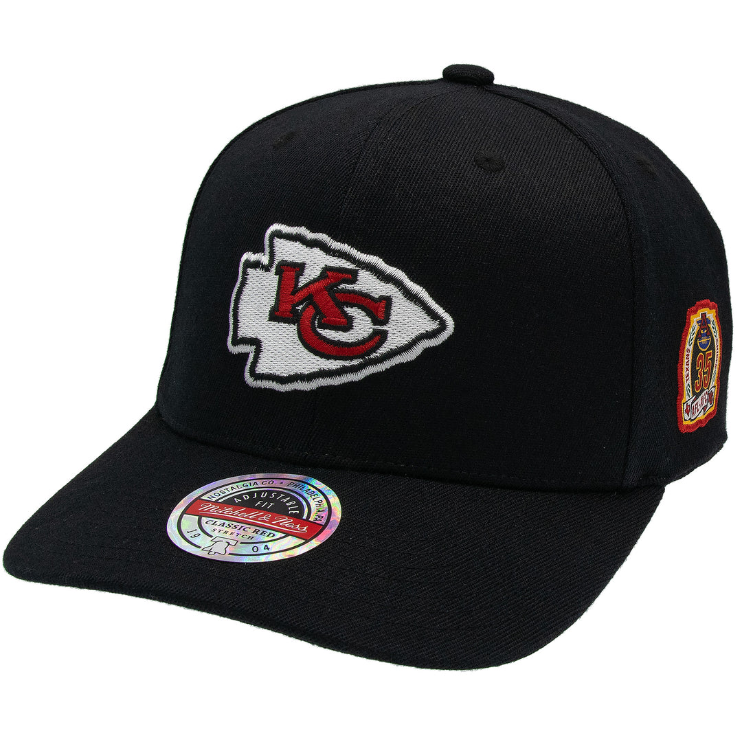 Kansas City Chiefs NFL Black Out Classic Red Snapback Mitchell &amp; Ness Black