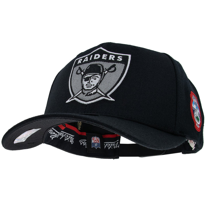 Oakland Raiders NFL Black Out Classic Red Snapback Mitchell &amp; Ness Black