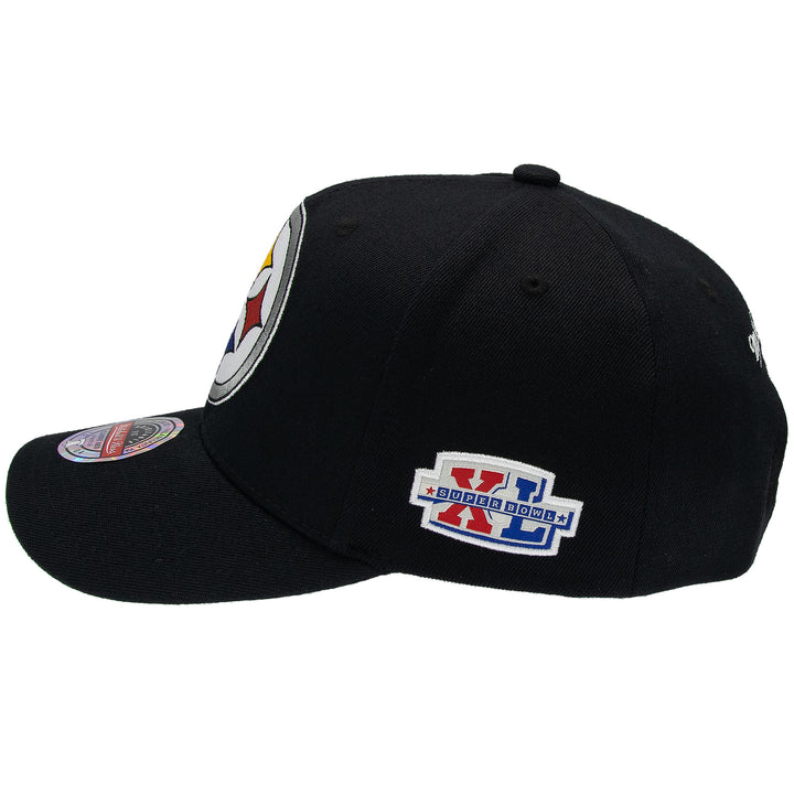 Pittsburgh Steelers NFL Black Out Classic Red Snapback Mitchell &amp; Ness Black