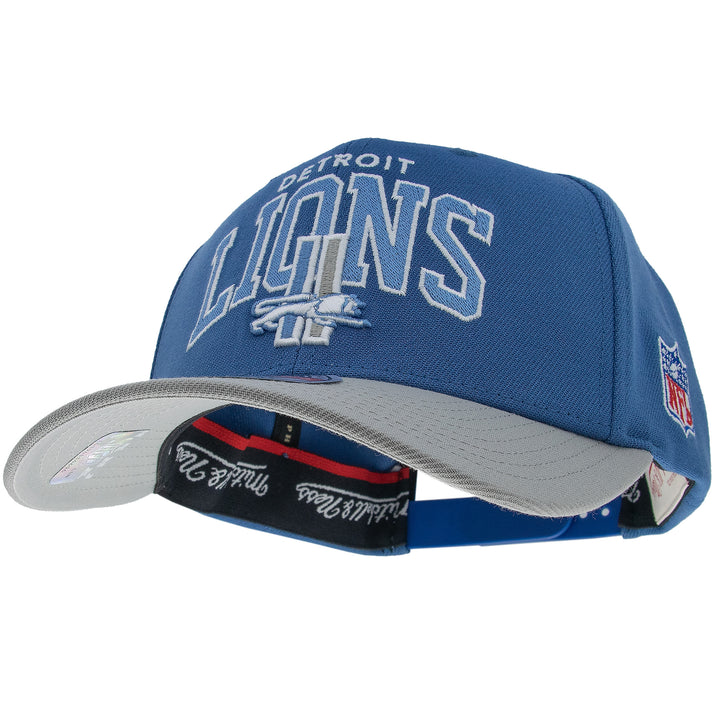 Detroit Lions NHL Team Arch Classic Red Snapback Mitchell &amp; Ness Blue/Grey