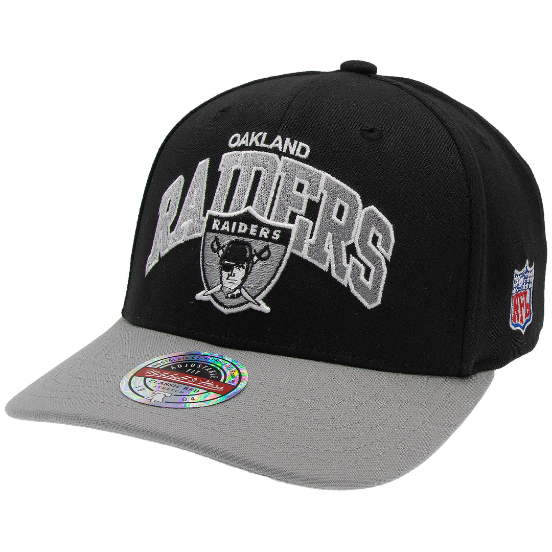 Oakland Raiders NHL Team Arch Classic Red Snapback Mitchell &amp; Ness Black/Grey