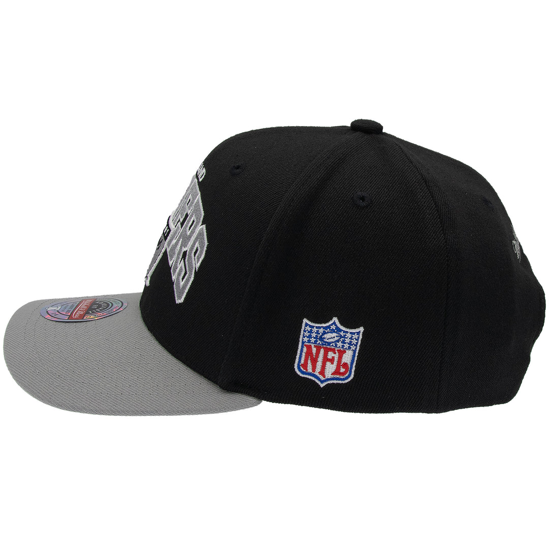Oakland Raiders NHL Team Arch Classic Red Snapback Mitchell &amp; Ness Black/Grey