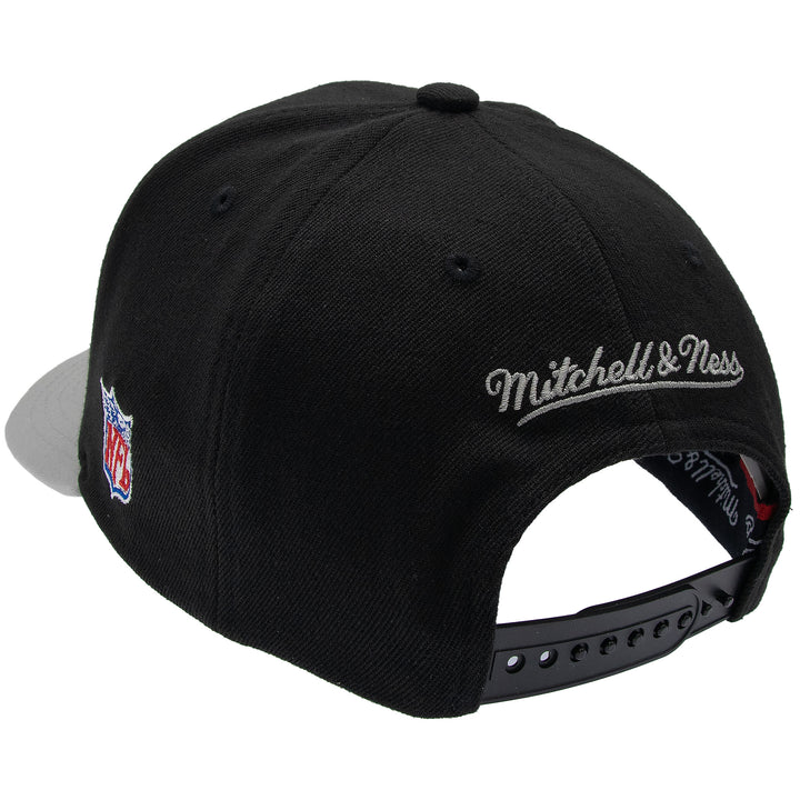 Oakland Raiders NHL Team Arch Classic Red Snapback Mitchell &amp; Ness Black/Grey