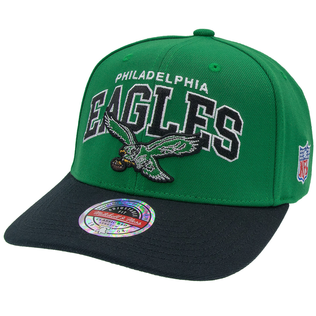 Philadelphia Eagles NHL Team Arch Classic Red Snapback Mitchell &amp; Ness Green/Grey