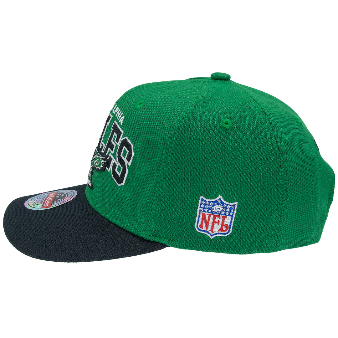 Philadelphia Eagles NHL Team Arch Classic Red Snapback Mitchell &amp; Ness Green/Grey