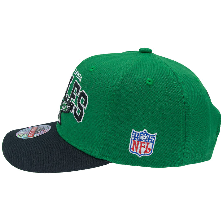 Philadelphia Eagles NHL Team Arch Classic Red Snapback Mitchell &amp; Ness Green/Grey