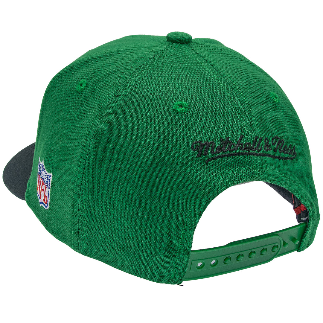 Philadelphia Eagles NHL Team Arch Classic Red Snapback Mitchell &amp; Ness Green/Grey