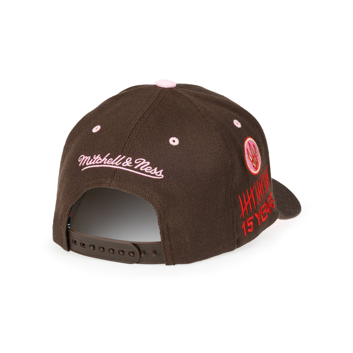 Toronto Raptors NBA Brown Sugar Bacon Classic Red Snapback Mitchell &amp; Ness Brown/Pink