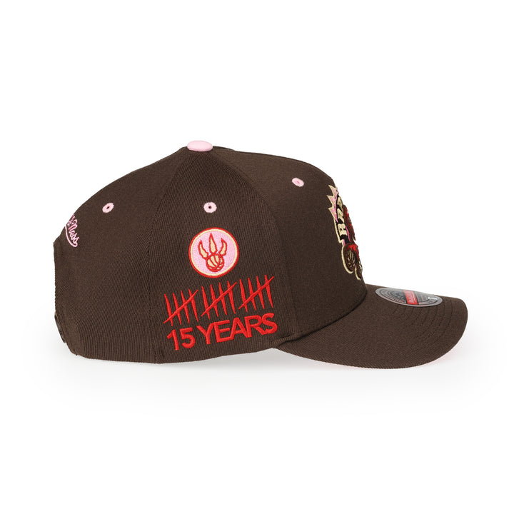 Toronto Raptors NBA Brown Sugar Bacon Classic Red Snapback Mitchell &amp; Ness Brown/Pink