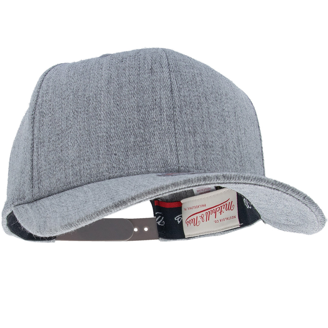 Blank Classic Red Snapback Mitchell &amp; Ness Heather Gray